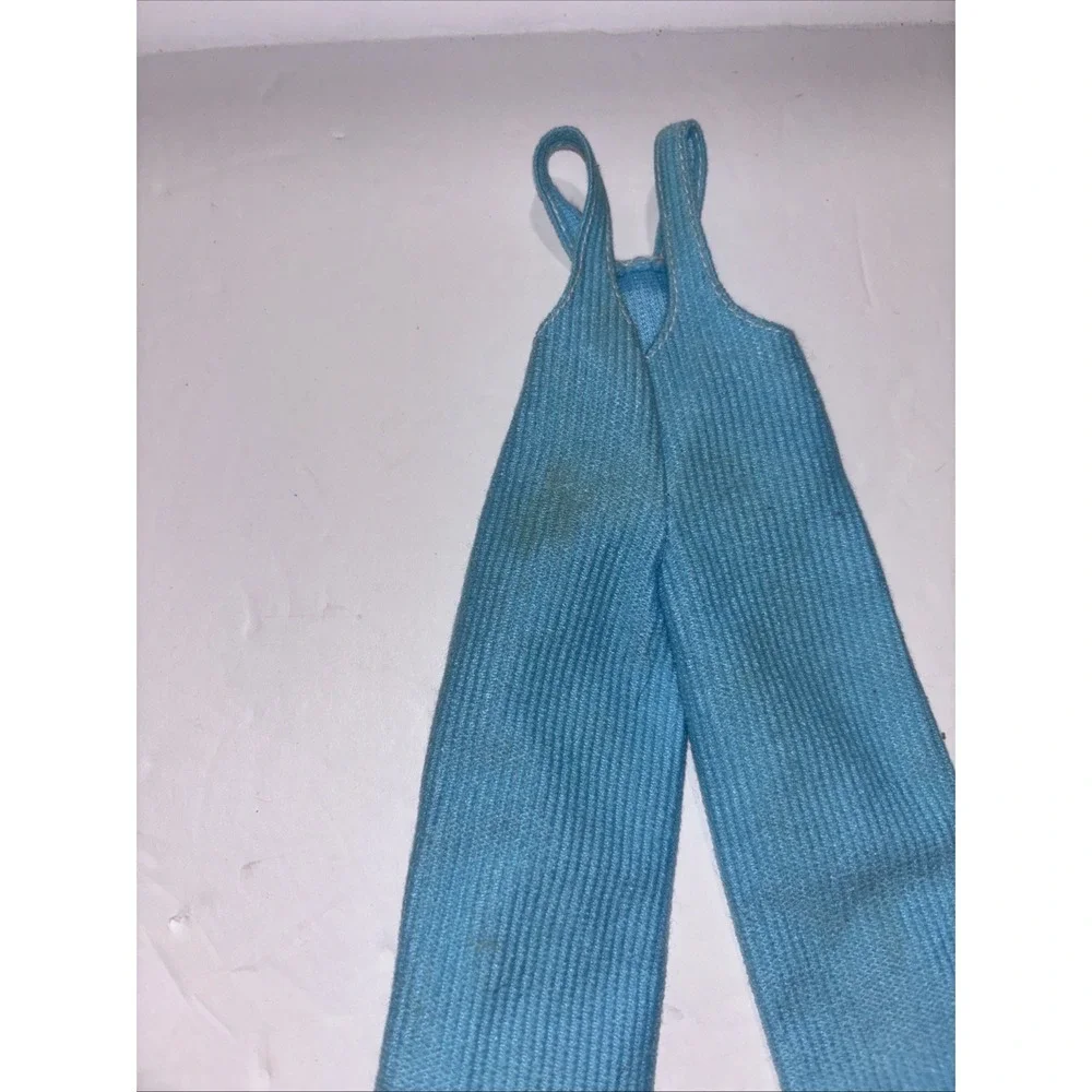 Barbie Doll Cool Blue Corduroy Bib Overalls 1997 Y2K Clothes Outfit